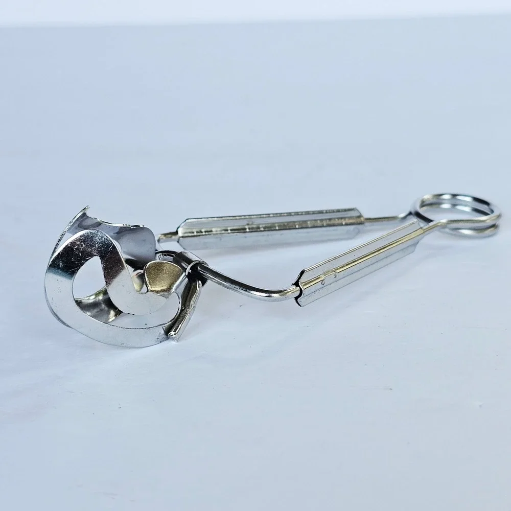 Vintage 18-8 Stainless Steel Japan Escargot Snail Tongs Serving Utensil Silver